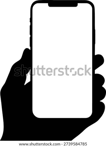 Mobile phone held, gadget interaction, using device