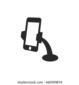 Mobile Phone Holder icon on white background 