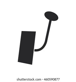 Mobile Phone Holder icon on white background 