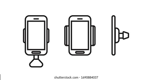 3,118 Phone Holder Icon Images, Stock Photos & Vectors | Shutterstock