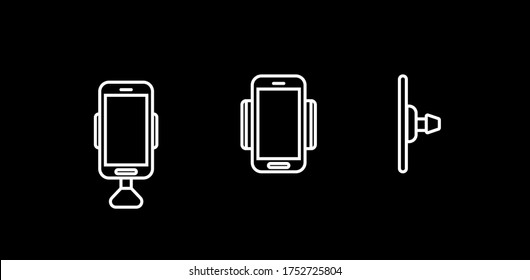 3,118 Phone Holder Icon Images, Stock Photos & Vectors | Shutterstock