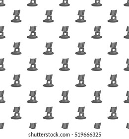 Mobile phone holder pattern. Cartoon illustration of mobile phone holder vector pattern for web