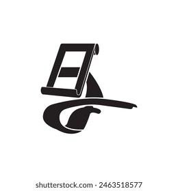 Mobile phone holder symbol icon, vector illustration design