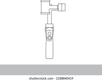 Mobile phone holder Vector. outline mobile phone holder vector icon for web design isolated on white background. mobile stand vector design free EPS download