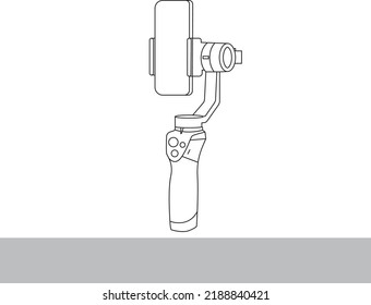 Mobile phone holder Vector. outline mobile phone holder vector icon for web design isolated on white background. mobile stand vector design free EPS download