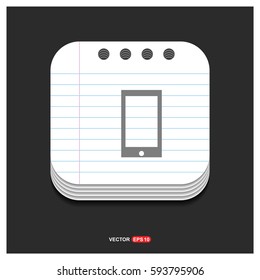 Mobile phone icon 