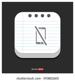 Mobile phone icon 