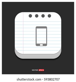 Mobile phone icon 