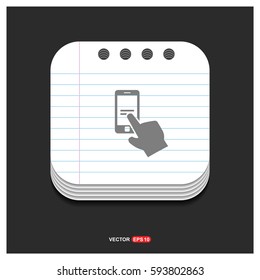 Mobile phone icon 