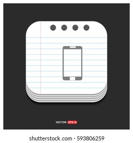 Mobile phone icon 