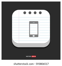 Mobile phone icon 