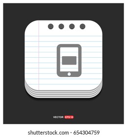 Mobile phone icon 