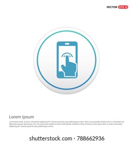 Mobile phone icon Background icon template