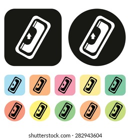 Mobile phone icon. Phone Call icon. Mobile function icon. Vector
