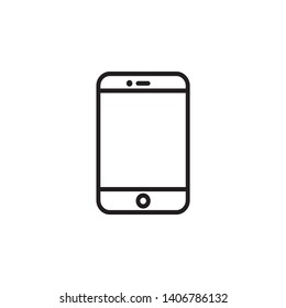 Mobile phone icon design template. Trendy style, vector eps 10
