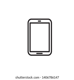 Mobile phone icon design template. Trendy style, vector eps 10