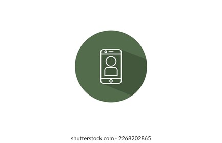 Mobile phone icon design template. Modern vector icon design template illustration