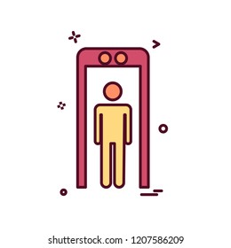 Mobile phone icon design vector