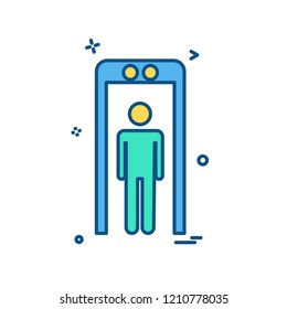 Mobile phone icon design vector
