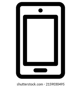 diseño de iconos de teléfonos móviles, ilustración vectorial, mejor utilizado para presentaciones