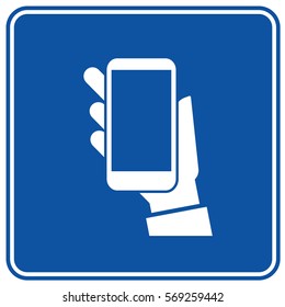 Mobile phone icon design,clean vector