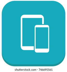 Mobile phone icon design,vector