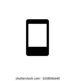 Mobile phone icon. Device button. Logo design element