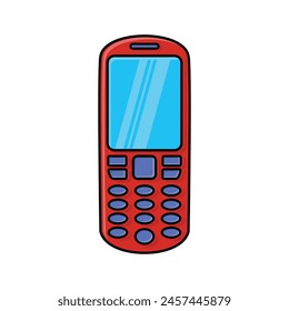 Mobile phone icon. Device gadget technology and electronic theme. Isolated design. Vector illustration