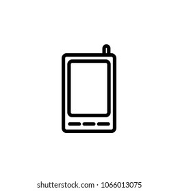 mobile phone icon. Element of simple icon for websites, web design, mobile app, info graphics. Thick line icon for website design and development, app development on white background