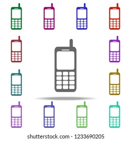 mobile phone icon. Elements of University life in multi color style icons. Simple icon for websites, web design, mobile app, info graphics