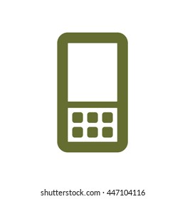 Mobile Phone  icon. Flat design.
