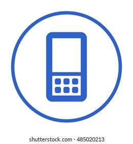 Mobile Phone  icon. Flat design.