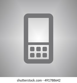 Mobile Phone  icon. Flat design.