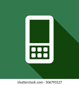 Mobile Phone  icon. Flat design.