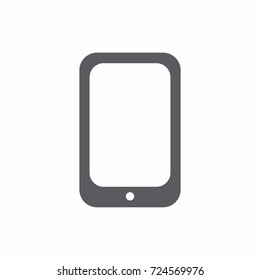 Mobile phone icon flat style vector illustration