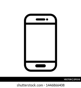 Mobile phone icon flat trendy style vector illustration logo. EPS 10