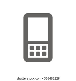 Mobile Phone   icon,  isolated. Flat  design.