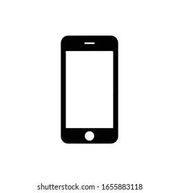 Mobile phone icon isolated on white background. Mobile phone symbol for your web site design, logo, app, UI Vector