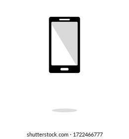 mobile phone icon isolated vector