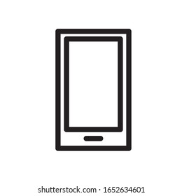 mobile phone icon logo vector illustration