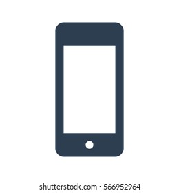 Mobile phone Icon on white background