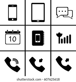 Mobile phone (Icon  set).