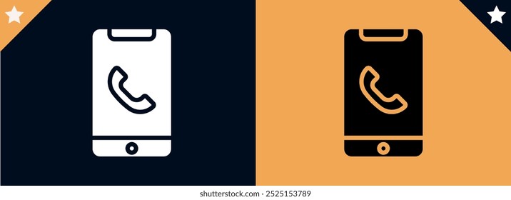 Mobile phone icon set. for mobile concept and web design. vector illustration