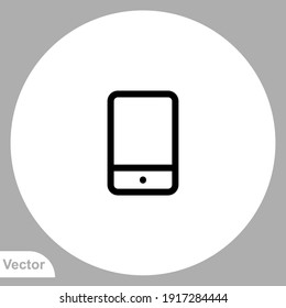 Mobile phone icon sign vector. Symbol, logo illustration for web and mobile.