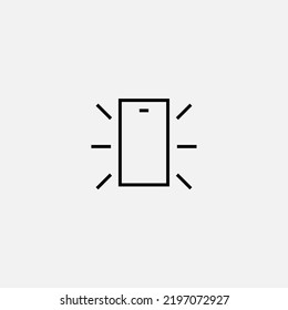 Mobile phone icon sign vector,Symbol, logo illustration for web and mobile