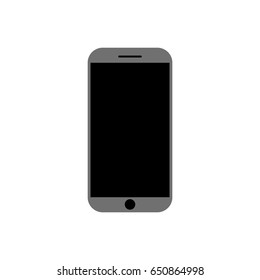 Mobile phone icon. Smartphone contact icon vector eps10.