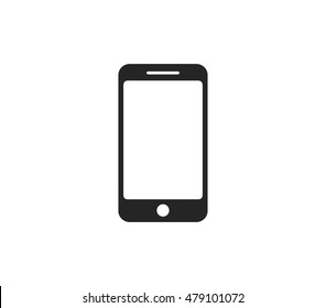 Mobile phone icon. Smartphone icon. Phone icon.  Prone simple isolated icon