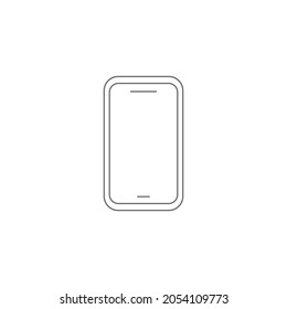 Mobile phone icon. Smartphone symbol. Vector illustration logo