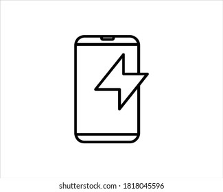 Icono de teléfono móvil. Ilustración vectorial de iconos de Smartphone.