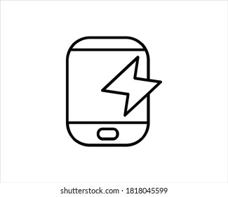 Icono de teléfono móvil. Ilustración vectorial de iconos de Smartphone.